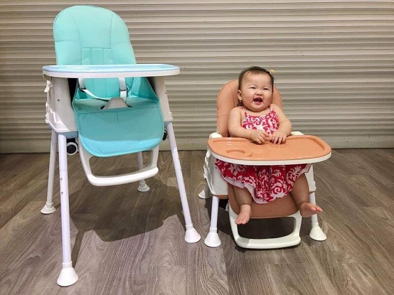 Ghế ăn dặm Umoo 0506 không có bánh xe. (Ảnh: Sưu tầm Internet)