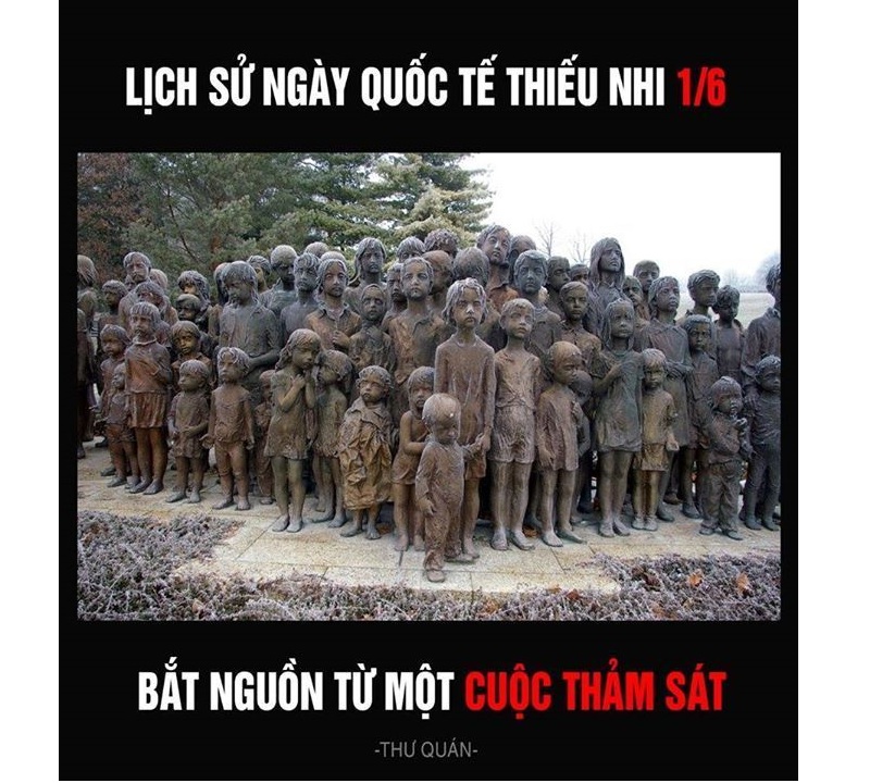 Lịch sử ngày 1/6 bắt nguồn từ cuộc thảm sát đau thương. (Ảnh: Sưu tầm internet)