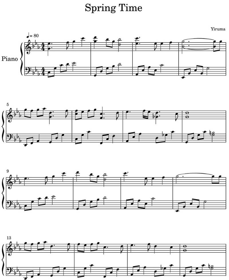 Bản nhạc Spring làm cho tâm hồn thư thái hơn. (Ảnh: Nhạc Khúc)