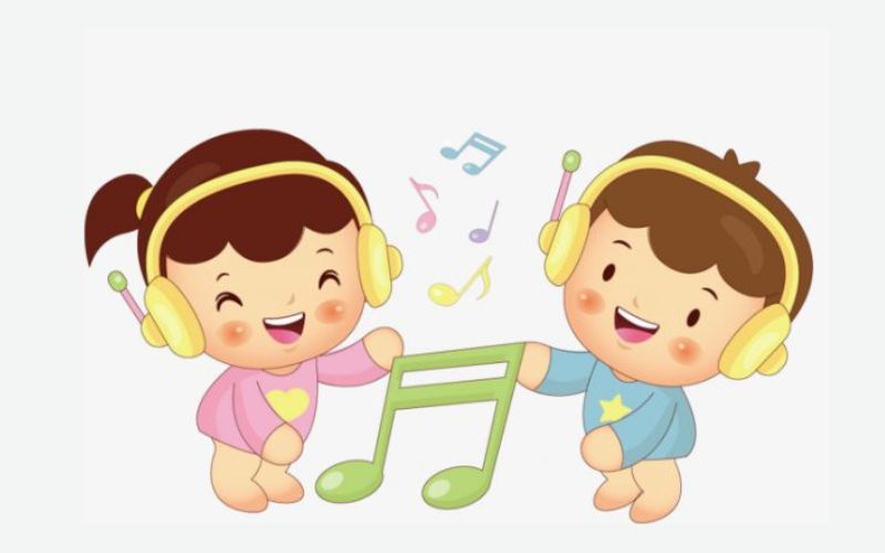 Lưu ý khi cho trẻ 4 tháng tuổi nghe nhạc tiếng Anh. (Ảnh: Sưu tầm Internet)