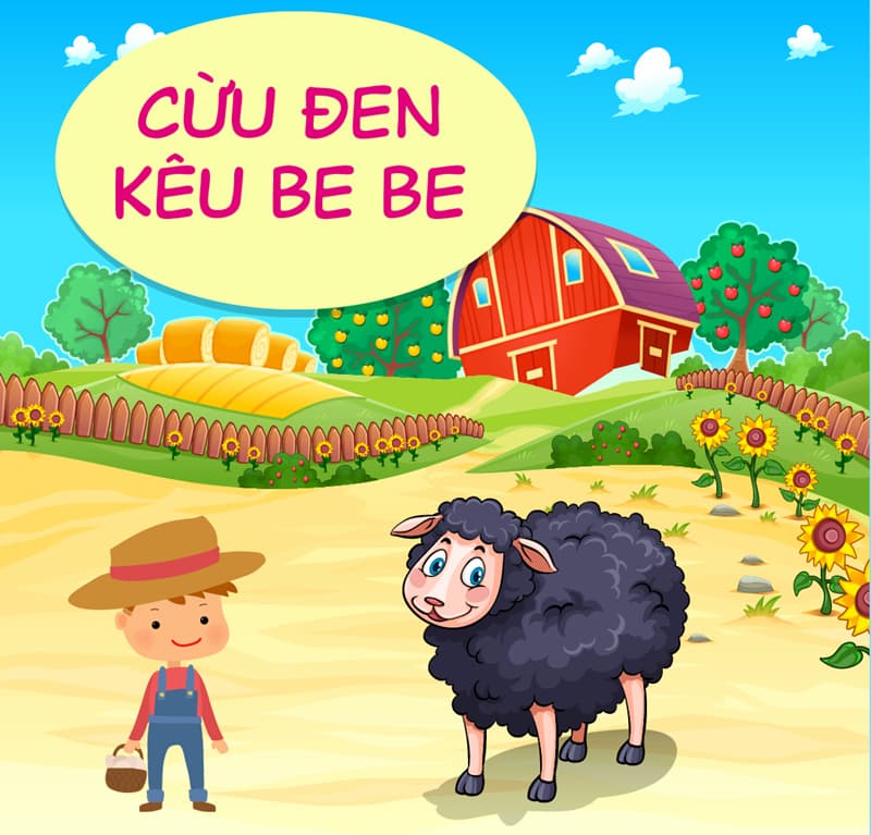Truyện Con cừu đen kêu be be. (Ảnh: Internet)