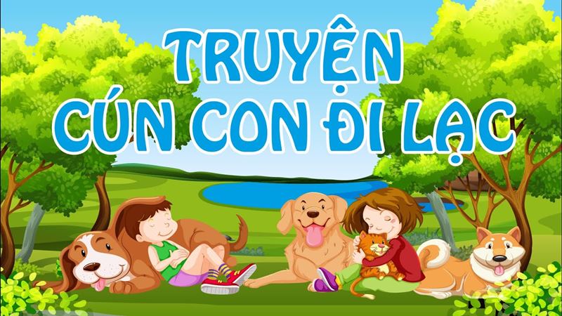 Truyện Chú cún con đi lạc. (Ảnh: Internet)