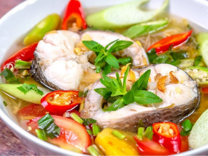 Cá chép nấu canh chua. (Nguồn: Internet)