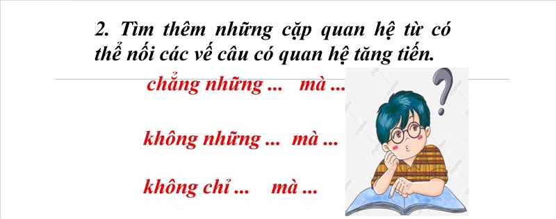 Các em cần chú ý sử dụng quan hệ từ để nối câu ghép hợp lý. (Ảnh: Sưu tầm internet)