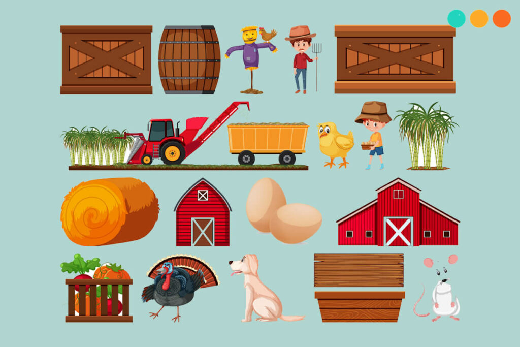 Tiếng Anh chủ đề n&ocirc;ng trại kh&aacute; đa dạng (Ảnh: Sưu tầm internet)