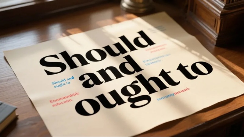 should và ought to đều được dùng để diễn tả lời khuyên trong tiếng Anh (Ảnh: Sưu tầm internet)