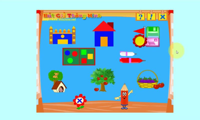 Phần mềm Bút Chì Thông Minh. (Ảnh lấy từ clip hướng dẫn)