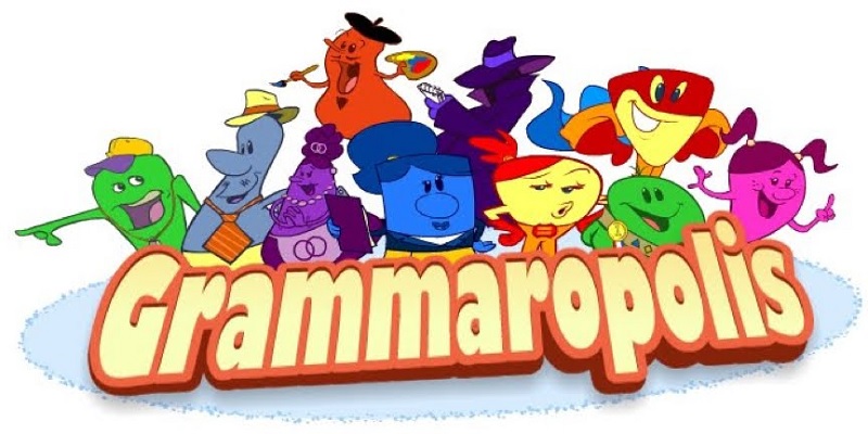 Giao diện học ngữ pháp thú vị cùng phần mềm Grammaropolis. (Ảnh: Sưu tầm internet)