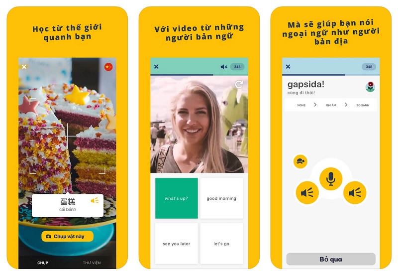Gia tăng vốn từ vựng với phần mềm Memrise. (Ảnh: Sưu tầm internet)