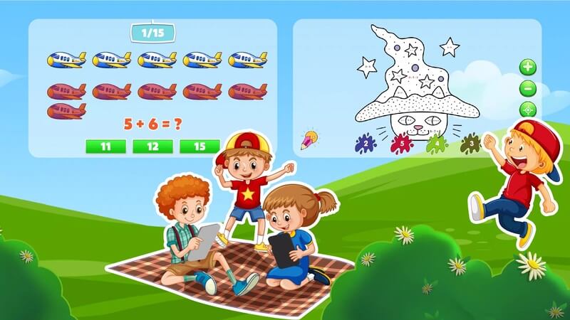 Học toán tương tác cùng Bkids. (Ảnh: Bkids)