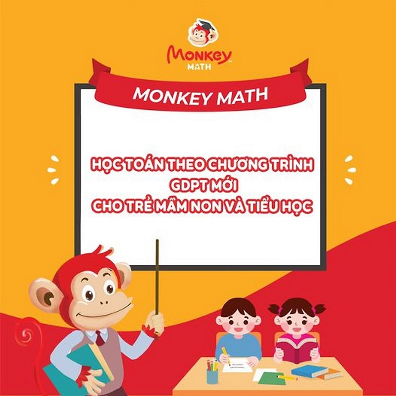 Học toán theo chương trình mới cùng Monkey Math. (Ảnh: Monkey)