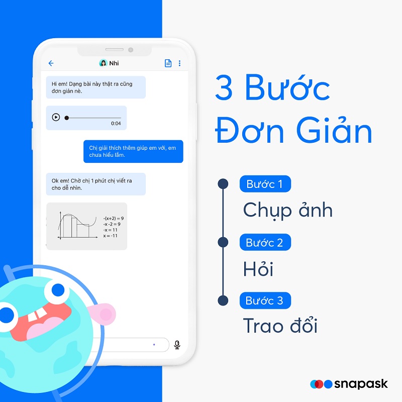 Học toán cùng gia sư online tại Snapask. (ảnh: Sưu tầm internet)