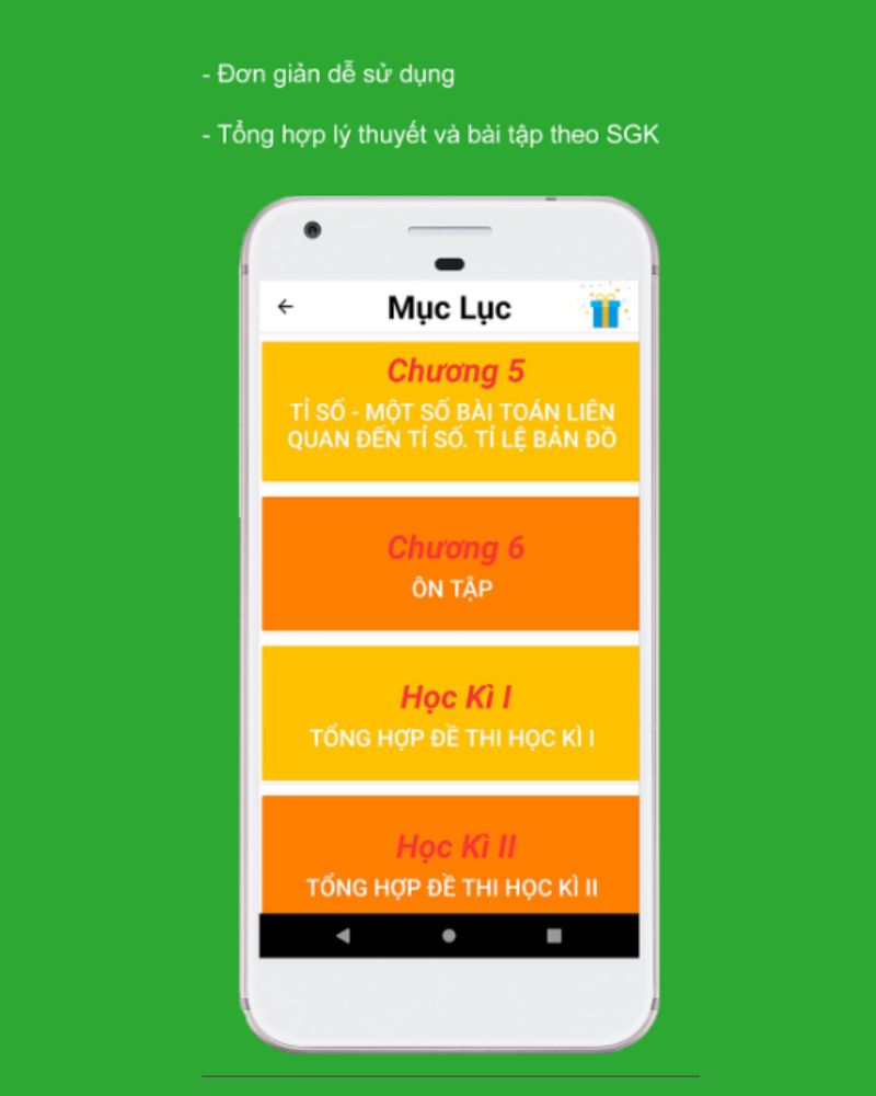 Giao diện ứng dụng Sách giáo khoa Toán 4. (Ảnh: Sưu tầm Internet)