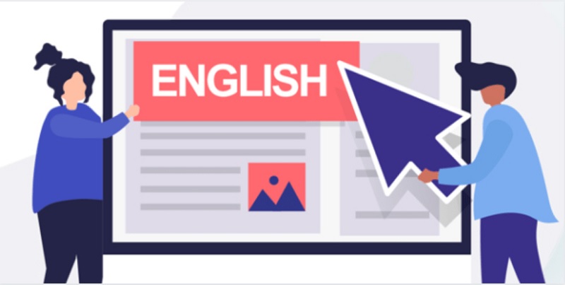 Học tiếng Anh trên máy tính giúp tiết kiệm thời gian, chi phí học tập. (Ảnh: Sưu tầm internet)