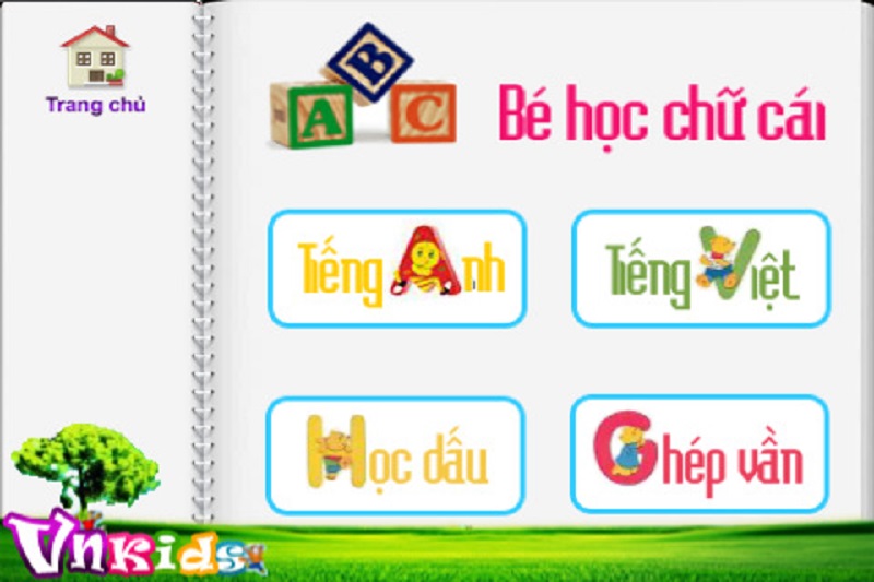 Nâng cao hiệu quả phát âm tiếng Việt với phần mềm Bé Học Chữ Cái. (Ảnh: Sưu tầm internet)