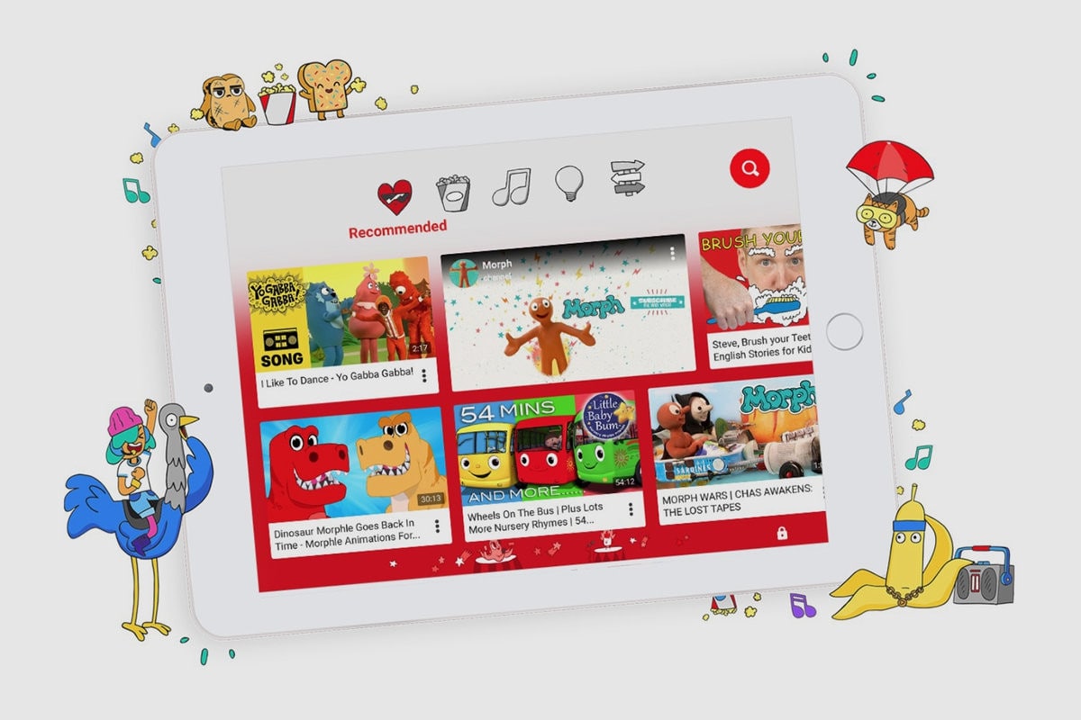Ứng dụng Youtube Kids cung cấp các nội dung phù hợp cho trẻ em (Ảnh: Sưu tầm Internet)