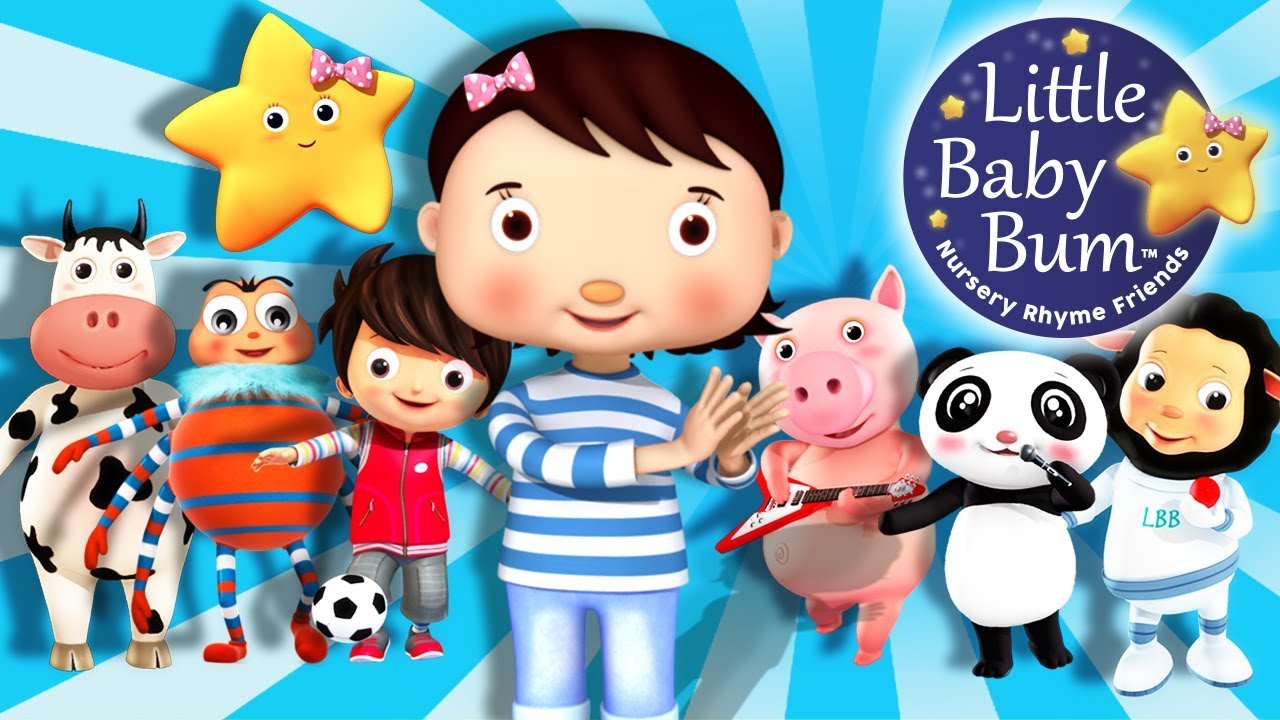 Âm nhạc vui nhộn và hình ảnh bắt mắt trong Little Baby Bum (Nguồn: Sưu tầm internet)