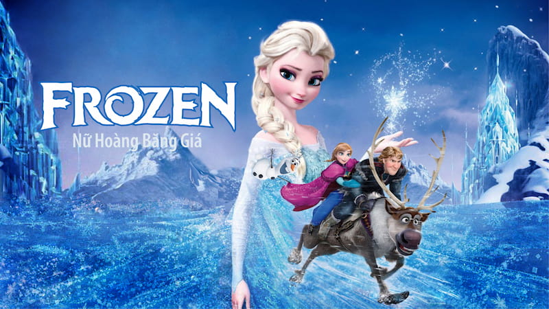 Frozen là bộ phim hoạt hình không thể bỏ lỡ cho bé học tiếng Anh. (Ảnh: Sưu tầm Internet)