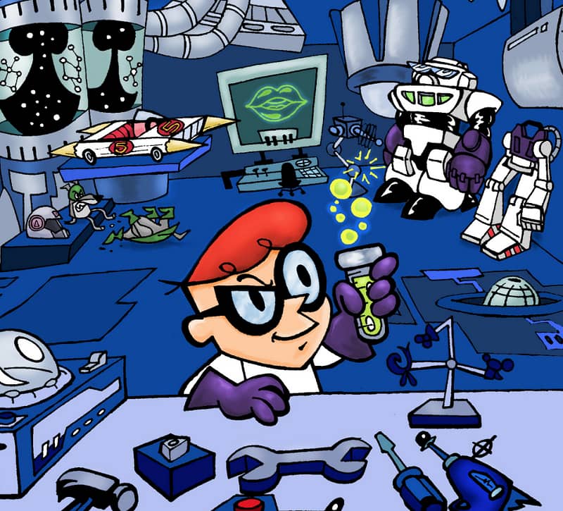 Phim Dexter"s Laboratory được chiếu trên POPS Kids. (Ảnh: Sưu tầm Internet)