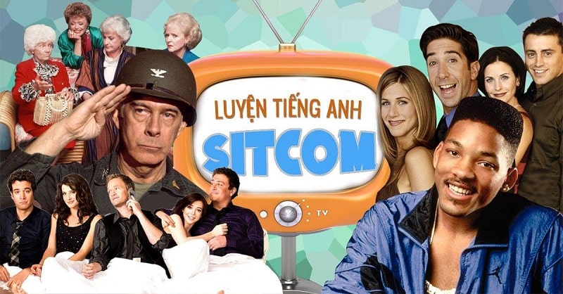 Phim sitcom giúp việc luyện nghe tiếng Anh trở nên dễ dàng hơn. (Ảnh: Sưu tầm Internet)