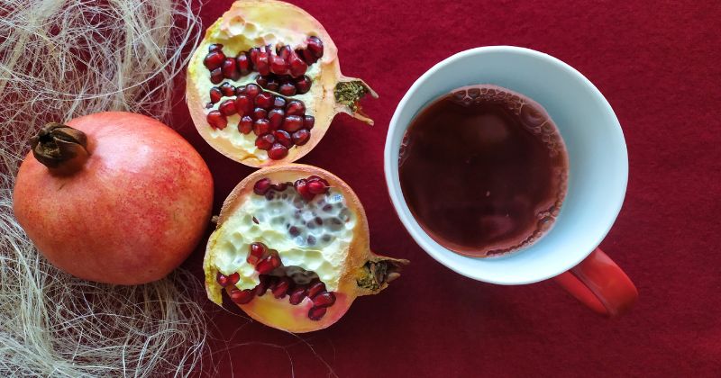 Nước ép lựu có tác dụng chống oxy hóa hiệu quả (Ảnh: Sưu tầm Internet)