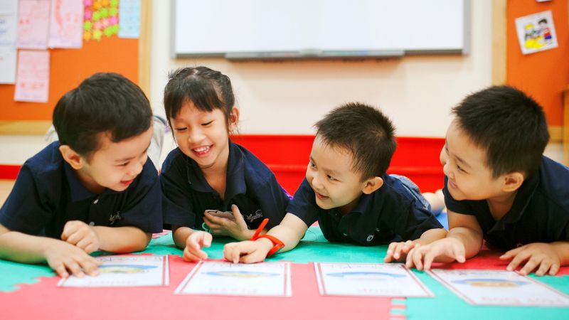 Hoạt động thảo luận nhóm của trẻ. (Ảnh: Sưu tầm Internet)