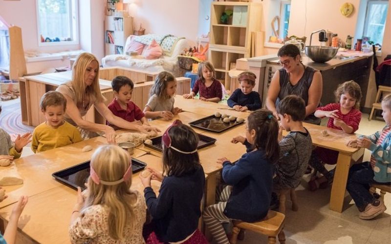 Phương pháp Steiner giúp trẻ phát triển toàn diện. (Ảnh: Sưu tầm Internet)