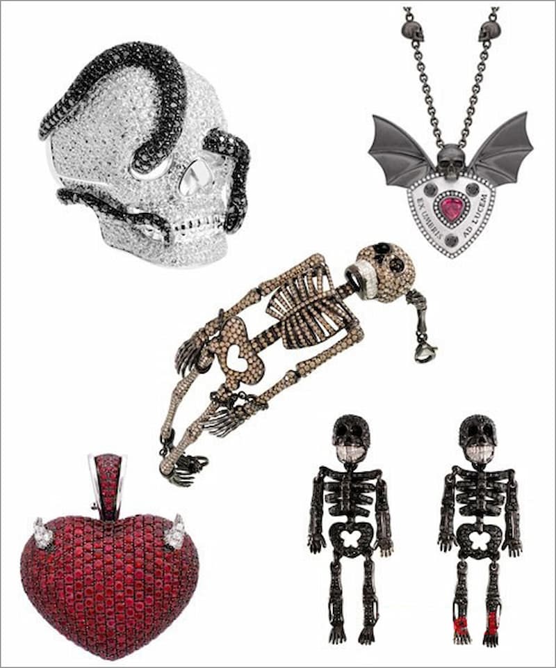 Trang sức chủ đề Halloween. (Ảnh: sưu tầm internet)