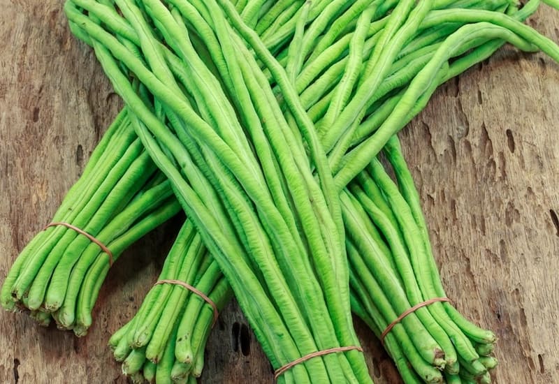 Với 4g chất xơ có trong 100g đậu đũa nấu chín, đây là một thực phẩm dễ mua bạn nên bổ sung vào thực đơn ăn uống hàng ngày của gia đình. (Ảnh: Sưu tầm Internet)