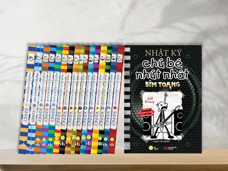 Bộ sách Nhật Ký Chú Bé Nhút Nhát. (Ảnh: Internet)