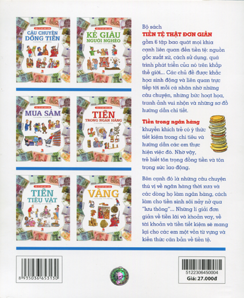 Bộ sách Tiền tệ thật đơn giản. (Ảnh: Sưu tầm internet)