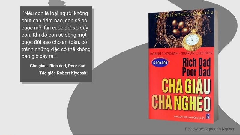 Cuốn sách “ Cha giàu cha nghèo”. (Ảnh: Sưu tầm internet)