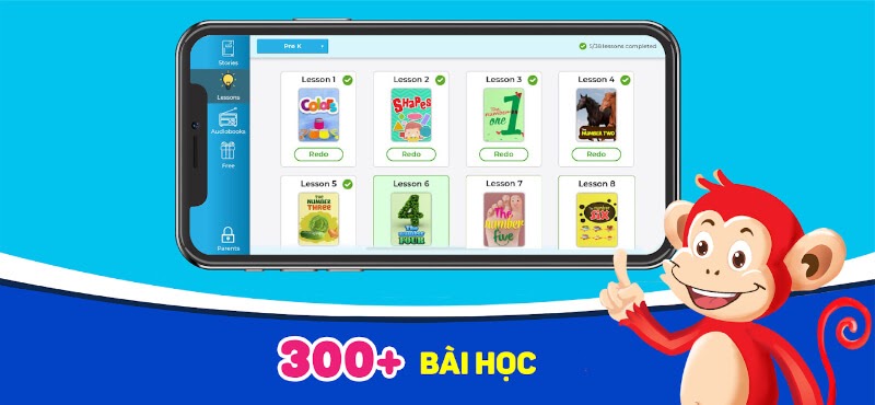 Monkey app học tập số 1 tại Việt Nam. (Ảnh: Monkey)