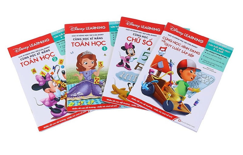 Có nhiều sáchToán giúp bé 5 tuổi phát triển tư duy. (Ảnh: Sưu tầm Internet)