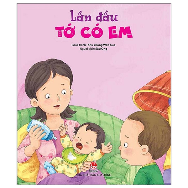 Dạy trẻ biết yêu thương, sẻ chia qua sách "Lần đầu tớ có em". (Ảnh: Sưu tầm internet)