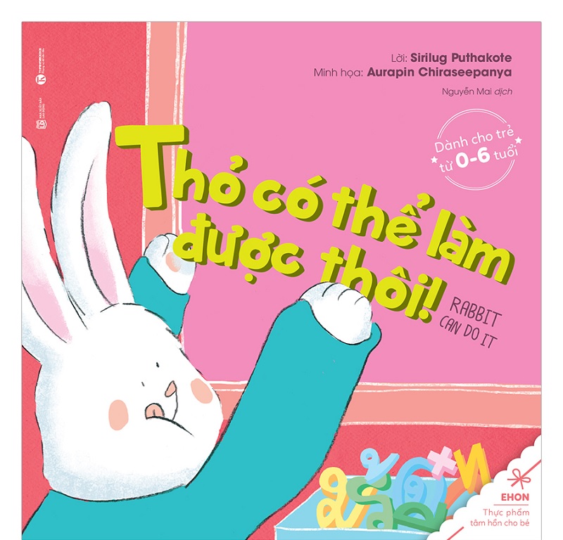 Giúp trẻ bớt bỡ ngỡ khi vào mẫu giáo với bộ sách "Thỏ có thể làm được thôi". (Ảnh: Sưu tầm internet)
