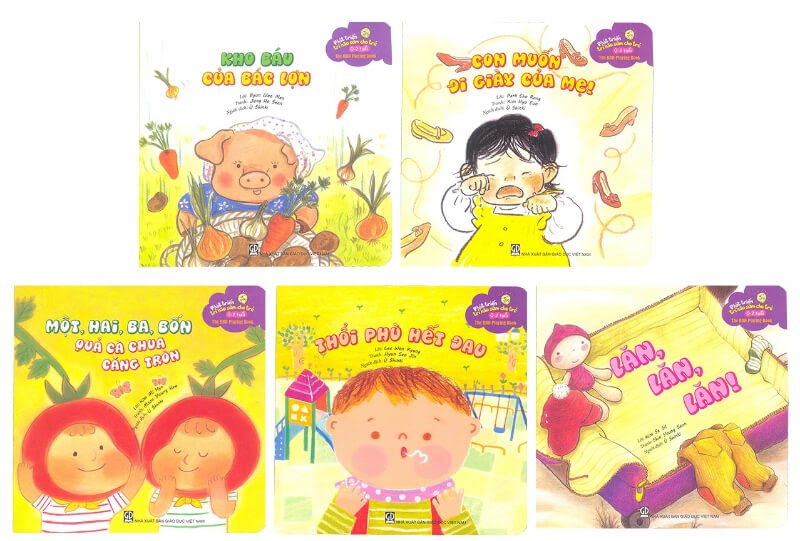 Bộ sách phát triển trí não sớm được biên soạn để giúp các con phát triển trí não. (Ảnh: Sưu tầm Internet)