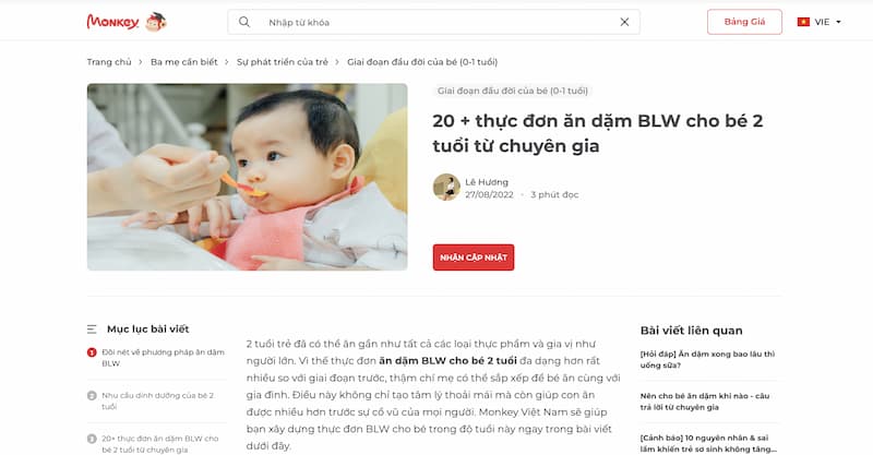 Tham khảo chuyên mục sự phát triển của trẻ tại Monkey. (Ảnh: Monkey)