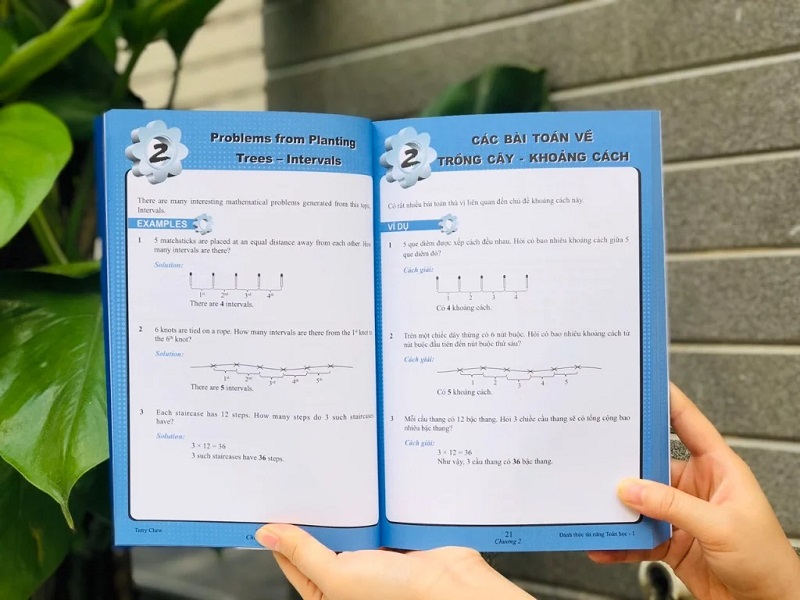 Giúp bé phát triển khả năng toán học và ngoại ngữ hiệu quả. (Ảnh: Achaubook)