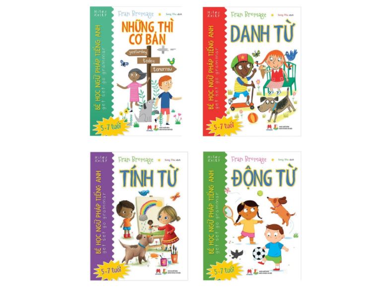 Bộ : Bé Học Ngữ Pháp Tiếng Anh. (Ảnh: Sưu tầm Internet)
