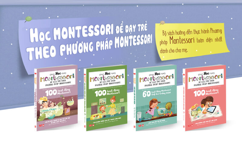 Sách chứa nội dung phương pháp Montessori giúp ích cho cha mẹ rất nhiều. (Ảnh: Sưu tầm Internet)
