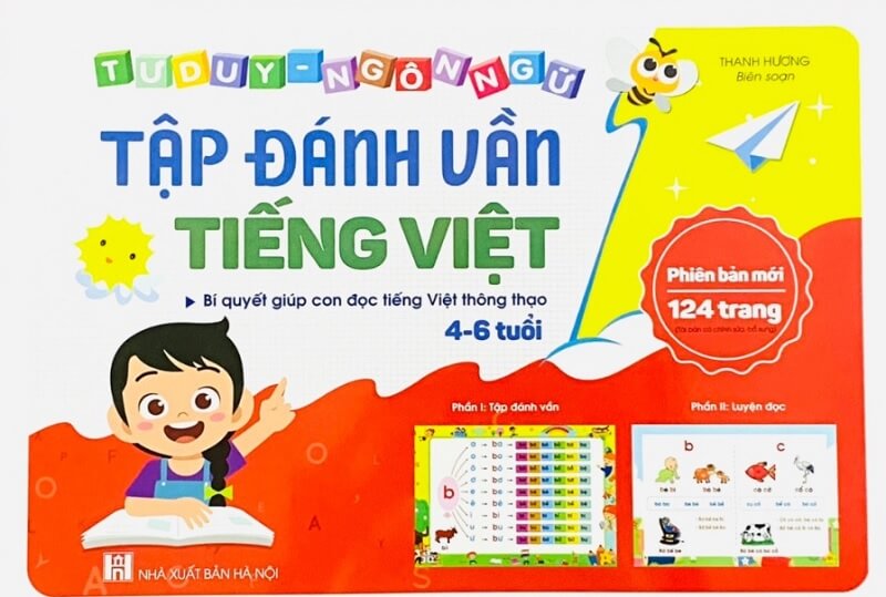 Sách - Tập Đánh Vần Tiếng Việt. (Ảnh: Shopee)