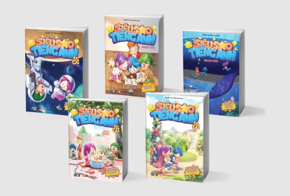 Bìa sách Siêu Sao tiếng Anh. (Ảnh: Sưu tầm Internet)