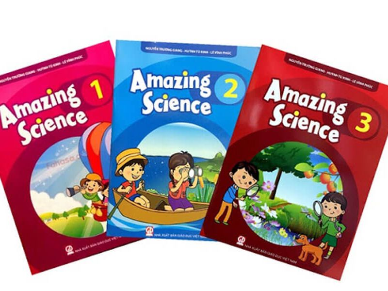 Sách học tiếng Anh “Khoa học vui” dành cho trẻ bắt đầu học tiếng Anh. (Ảnh: Sưu tầm Internet)
