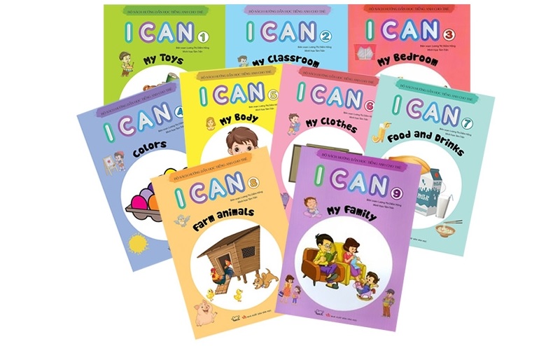 Sách dạy tiếng Anh cho trẻ em - I can. (Ảnh: Sưu tầm internet)