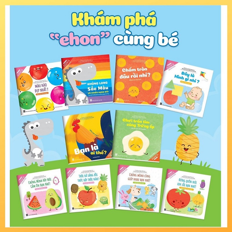 Sách Ehon Nhật Bản - Song ngữ Việt Anh. (Ảnh: Sưu tầm internet)