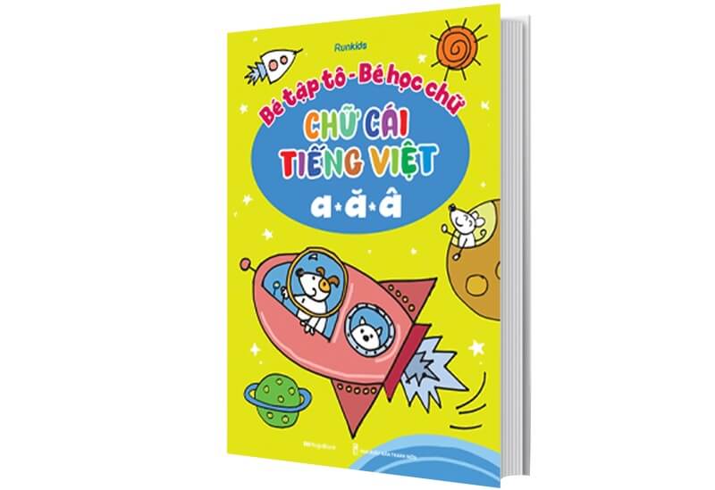 Bé Tập Tô – Bé Học Chữ – Chữ Cái Tiếng Việt A Ă (Ảnh: Shopee)