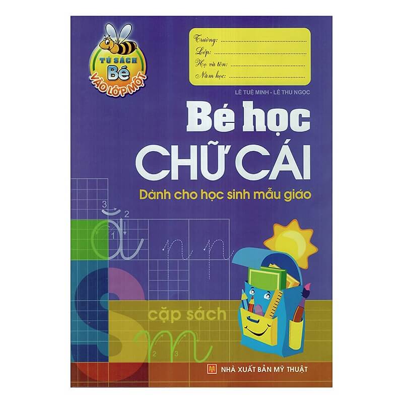 Bé Học Chữ Cái. (Ảnh: Sưu tầm internet)