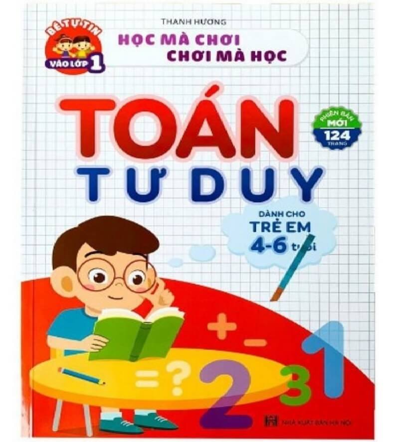 Bộ sách Toán Tư Duy Dành Cho Trẻ Em (4-6 Tuổi). (Ảnh: Tiki)