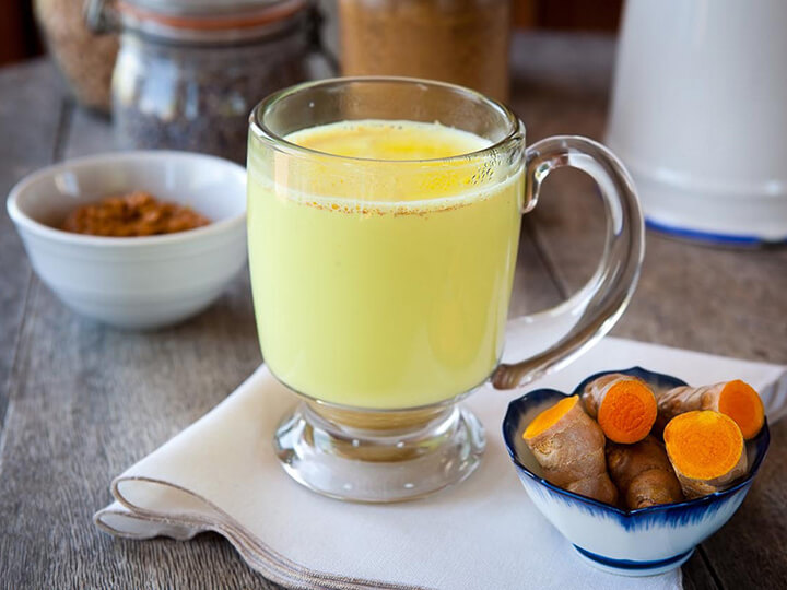 Uống sữa ông Thọ cùng tinh bột nghệ cũng rất tốt. (Ảnh: Sưu tầm internet)